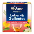 Produktbild: Meßmer Leber- & Gallentee | Fördert Gallenfluss & Fettverdauung | Arzneitee mit Pfefferminzblättern, Löwenzahn und Javanischer Gelbwurz | 9 Teebeutel