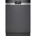 Produktbild: Siemens iQ300 SN53ES22AE Einbau-Geschirrspüler 598 mm EEK: A (A - G) Teilintegrierbar Stahl