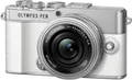Produktbild: Olympus PEN E-P7 weiß+3,5-5,6/14-42 mm EZ, silber, Kamerakit