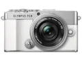 Produktbild: Olympus Pen E-P7 Kamera-Kit, 20-MP-Sensor, neigbarer HD LCD-Bildschirm, 4K-Video, Wi-Fi, Farb- und Monochromprofilsteuerung, weiß, inkl. M.Zuiko Digital ED 14-42mm EZ Silber