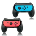 Produktbild: FYOUNG Griffe Halterung für JoyCon Switch & Switch OLED Modell, Controller Grip für JoyCon Halter Zubehör - Schwarz (2 Pack)