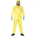 Produktbild: Smiffys Zombie-Kostüm Breaking Bad Schutzanzug Kostüm gelb XXL