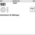 Produktbild: Nutmutter DIN 981 KM 3 M17x1 Stahl 10 Stück