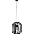 Produktbild: Eglo - Hängelampe Romazzina, Esstisch Pendelleuchte 1-flammig, Esszimmerlampe aus Metall in Schwarz, Hängeleuchte mit E27 Fassung