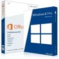Produktbild: Windows 8.1 Pro + Office 2013 Professional 32/64 Bit (DE)