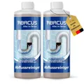 Produktbild: ABACUS® Abflussreiniger & Rohrreiniger, Rohrfrei, Abflussfrei – entfernt Haare und Ablagerungen in Rohren und Abflüssen – Abflussreiniger 2x 1000 ml (7052)