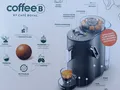 Produktbild: Café Royal Coffee B Globe Schwarz Kaffeemaschine 19bar Kapselmaschine 1450W
