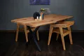 Produktbild: Massivholztisch Esche Tisch Holztisch Baumtisch Baumkant 200х104-92х74,5 cm