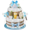 Produktbild: Timfanie® Windeltorte | Boho Baby-Cake | blau | 0-8 Monate