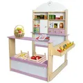 Produktbild: Coemo Kaufladen, Rosa, Holz, 75x113x83 cm, unisex, CE, Spielzeug, Kinderspielzeug, Kaufladen & Zubehör