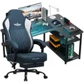 Produktbild: GTPLAYER Gamingtisch Gaming Tisch + Gaming Stuhl- Set, Computertisch Stuhl Set für Gaming, Multifunktionale Tische und Stühle