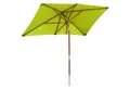 Produktbild: anndora-sonnenschirm Sonnenschirm Balkonschirm Gartenschirm knickbar, LxB: 150,00x250,00 cm, Apfelgrün, rechteckig - seitlich knickbar - mit Winddach