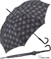 Produktbild: Pierre Cardin Stockregenschirm mit Auf-Automatik Black & White Flower, elegant und stilvoll