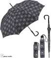 Produktbild: Pierre Cardin Regenschirm Damen Taschenschirm Stockschirm B&W Flower black
