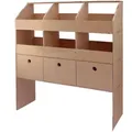 Produktbild: Monstershop Auto-Regal, Braun, Holzwerkstoff, 102x120x30 cm, Freizeit, Heimwerken, Werkstatt