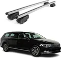 Produktbild: Dachträger Gepäckträger für VW Passat B8 Variant 2015-2019 ABE Alu Grau 2tlg