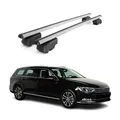 Produktbild: Dachträger Gepäckträger für VW Passat B8 Variant 2015-2019 ABE Alu Grau 2tlg