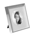 Produktbild: Fink Bilderrahmen 10x10 cm quadratischer Fotorahmen versilbert ovaler Ausschnitt