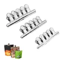 Produktbild: 15 Stück 3 Verschiedene Größen Edelstahl-Chipclips Chip-Clips Perfekt Für Luf...