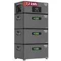 Produktbild: XORO SOLAR Atlas-F, 7200 Wh AC-gekoppelter Solarspeicher für Balkonkraftwerk und Dachanlagen, 2400W Lade-/Entladeleistung, Notstrom, IP65, App-gesteuert, erweiterbar auf 12 kWh