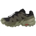 Produktbild: Salomon Speedcross 6 GTX Herren Laufschuh Sneaker, Turnschuhe, Sportschuhe, Running, Joggingschuhe grün 43 1/3 EU