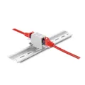 Produktbild: Delock RJ45 Kupplung Cat.6A Buchse zu Buchse mit Staubschutzklappe...