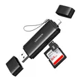 Produktbild: UGREEN SD 4.0 312MB/s SD Kartenleser USB 3.0 USB C Dual Stecker Kartenlesegerät SD Card Reader Speicherkartenleser SD Karten Adapter Kompatibel mit iPhone 17 Serie/Android/Windows/macOS usw (SD 4.0)