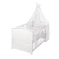Produktbild: roba Komplettbett, (BxL): 79 cm x 153 cm, Holz, weiß - weiss