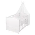 Produktbild: roba Komplettbettset Babybett Set Fox & Bunny weiß 70x140cm Bettwäsche Matra688