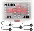 Produktbild: Paradox Fishing Jighaken Jigköpfe Sets 2/0 3/0 4/0 5/0 5g-28g, (mit Box), Jigkopf