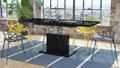 Produktbild: Design Couchtisch Grand Noir ausziehbar höhenverstellbar Tisch 120-180 cm Esstisch