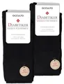 Produktbild: Occulto 10 Paar Diabetikersocken für Herren ohne Naht ohne Gummibund aus Baumwolle 10 Paar | Schwarz 47-50