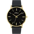 Produktbild: Quarzuhr S.OLIVER, schwarz, Armbanduhren, Damen, Quarzuhr, Armbanduhr, Damenuhr, analog, Silikonarmband