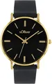 Produktbild: s.Oliver Damen Uhr Armbanduhr Silikon 2038373 Armbanduhr, Damenuhr, analog Gold