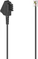 Produktbild: Hama Telefonkabel, TAE-F-Stecker - Modular-Stecker 6p4c, 10 m, Schwarz (00201148)