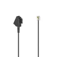 Produktbild: Hama Telefonkabel, TAE-F-Stecker - Modular-Stecker 6p4c, 10 m, Schwarz Telefonkabel