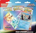 Produktbild: Pokémon-Sammelkartenspiel Tech-Sticker-Kollektion Karmesin & Purpur – Prismatische Entwicklungen: Glaziola (1 holografische Promokarte & 3 Boosterpacks)