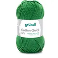 Produktbild: Gründl Häkelgarn 865-114 Cotton Quick uni, farn, 50 g / 125 m, Nadelstärke 3-4, 100% Baumwolle
