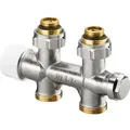 Produktbild: Oventrop Anschlussarmatur Multiblock T 1/2'' AG x 3/4'' AG 1- und 2-Rohr Durchgang