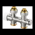 Produktbild: Oventrop Multiblock T Anschlussblock 1184033 für 1 und 2-Rohr, Messing,
