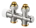 Produktbild: OVENTROP Anschlussarmatur Multiblock T Durchgangsform PN 10 G ½ AG x G ¾ AG...