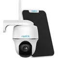 Produktbild: Reolink - 2k Ptz Solar Überwachungskamera Aussen, 2,4/5ghz Wlan, 355°/140° Schwenkbar, Personen-/fahrzeugerkennung, 2-wege-audio, Argus Pt Pro(weiß) + Solarpanel