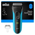 Produktbild: Series3 3040 Black/Blue Rasierer BRAUN