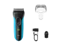 Produktbild: BRAUN 3040 (2025) Rasierer Series 3 Schwarz/Blau (MicroComb-Technologie)