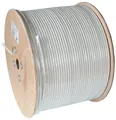 Produktbild: Axing SKB 395-03 Koaxialkabel 3-fach geschirmt für SAT-/BK-Hausinstallation 500 m Trommel weiß