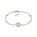Produktbild: Fossil Damen Armband Armkette Edelstahl Roségold Zirkonia JF03264791
