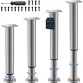 Produktbild: Möbelfüße verstellbar Edelstahl Hochverstellbar 20-37cm Möbelbeine