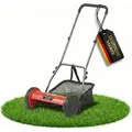 Produktbild: STAHLMANN Spindelmäher RoyalCut – Rasenmäher mit 30 cm Schnittbreite, 27 Liter Fangkorb, 4-stufige Schnitthöheneinstellung – Handrasenmäher...