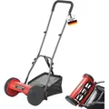Produktbild: Spindelmäher Royalcut – Rasenmäher Mit 30 Cm Schnittbreite, 27 Liter Fangkorb, 4-stufige Schnitthöheneinstellung – Handrasenmäher Manuell - Leise Und Umweltfreundlich - Stahlmann