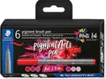 Produktbild: STAEDTLER MultiInk Pigment Arts brush pen 6er-Set